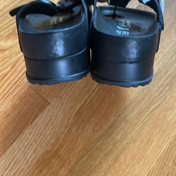 Birkenstock Gizeh PAP Flex Platform Leather Sandals Size 9 NWT - Picture 12 of 16